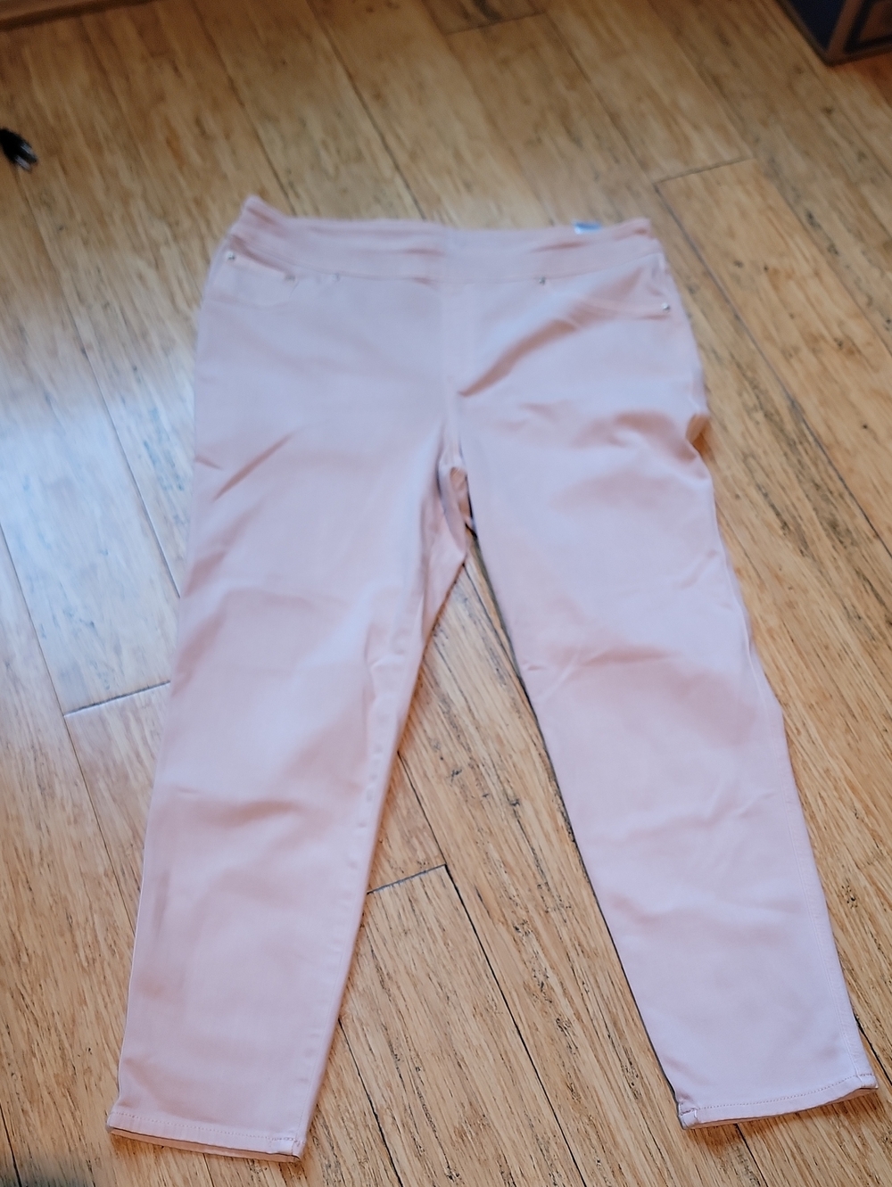 Chico's Women's Slim Stretch Jeans in Pale Pink